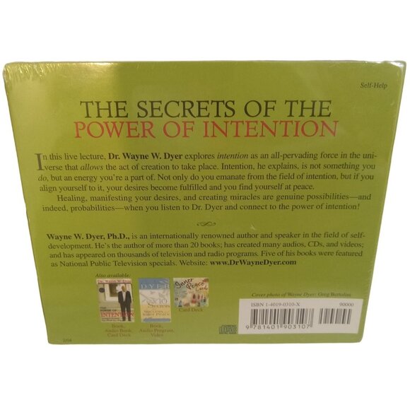 Dr Wayne Dyer Audio The Secrets Of The Power Of Intention 6 CD Set Live Lecture - Picture 3 of 4